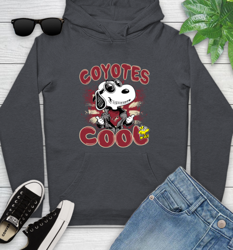 NHL Hockey Arizona Coyotes Cool Snoopy Shirt Youth Hoodie 8