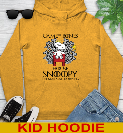 Game of bones house snoopy the mailman is coming tshirt 113