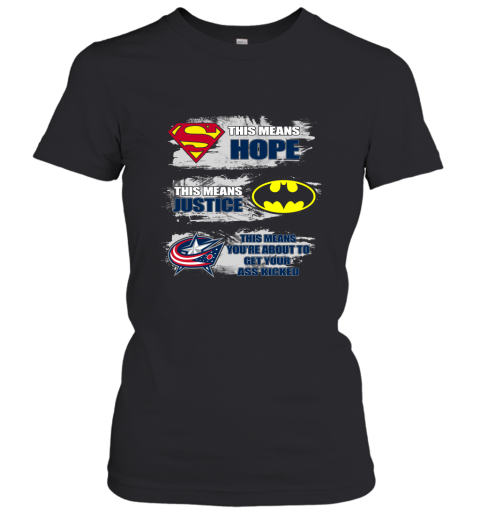 Columbus Blue Jackets Kick Your Ass Women's T-Shirt