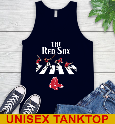 MLB Baseball Boston Red Sox The Beatles Rock Band Shirt Tank Top 2