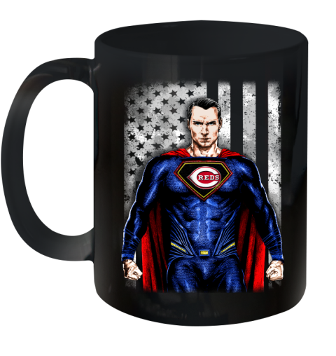MLB Baseball Cincinnati Reds Superman DC Shirt Ceramic Mug 11oz