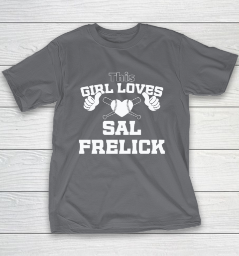 This Girl Loves Sal Frelick Youth T-Shirt 5