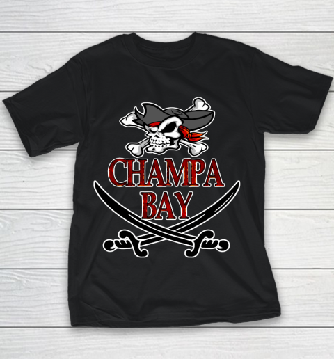 Champa Bay TB Football Champions Youth T-Shirt