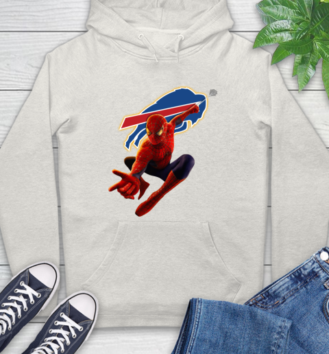 NFL Spider Man Avengers Endgame Football Buffalo Bills Hoodie 12