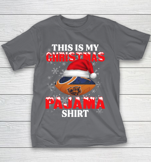 Chicago Bears This Is My Christmas Pajama Shirt NFL Youth T-Shirt 5