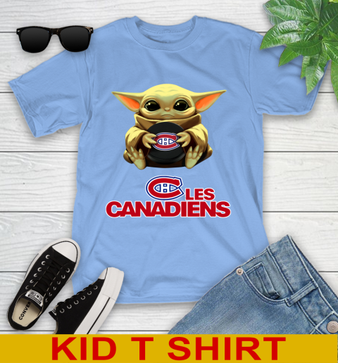 NHL Hockey Montreal Canadiens Star Wars Baby Yoda Shirt 111