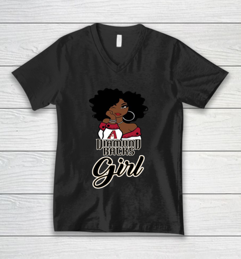 Arizona Diamondbacks Girl MLB V-Neck T-Shirt