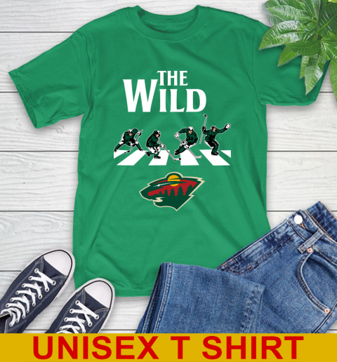 NHL Hockey Minnesota Wild The Beatles Rock Band Shirt T-Shirt 7