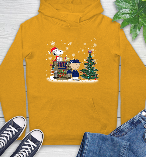 NFL New York Giants Snoopy Charlie Brown Christmas Football Super Bowl Sports Hoodie 2