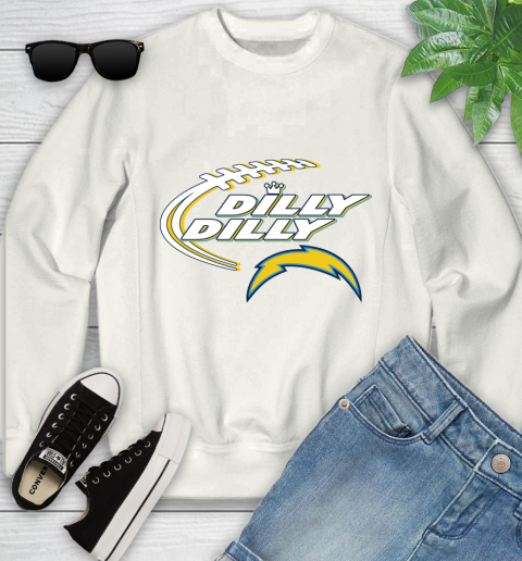 NFL Los Angeles Chargers Dilly Dilly Football Sports Youth Sweatshirt