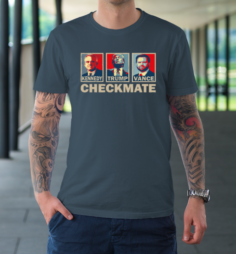 Trump Vance Kennedy Checkmate 2024 Election Republican T-Shirt 4