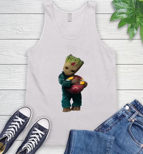 NBA Groot Guardians Of The Galaxy Basketball Sports Miami Heat Tank Top
