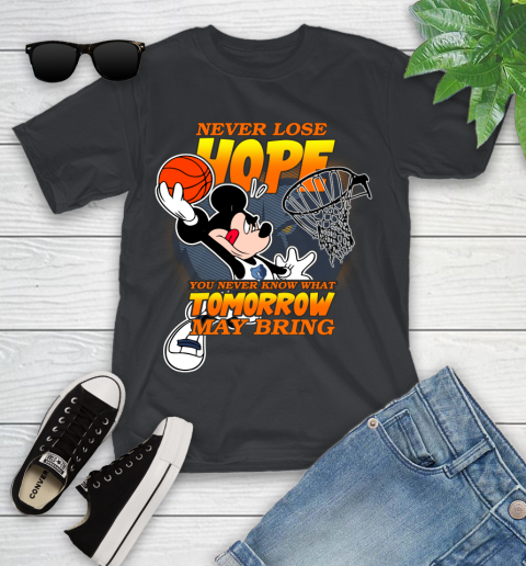 Memphis Grizzlies NBA Basketball Mickey Disney Never Lose Hope Youth T-Shirt