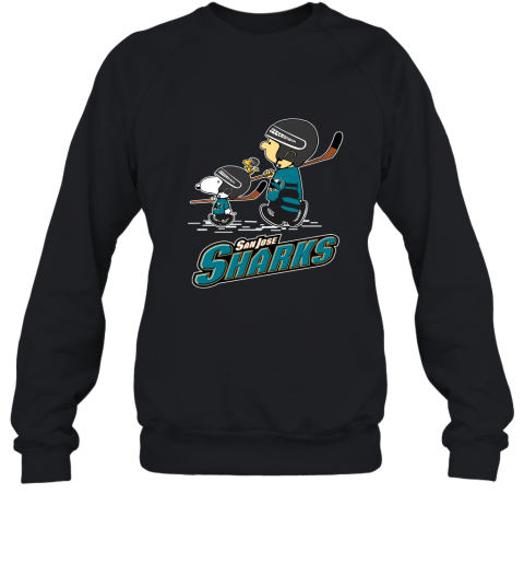 Let's Play San Jose Sharks Ice Hockey Snoopy NHL Sweatshirt