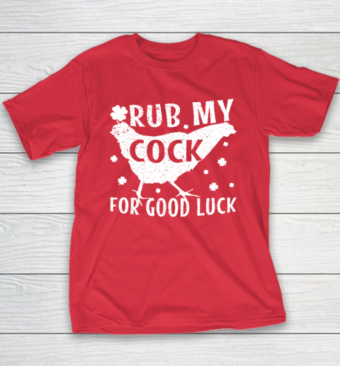 Rub My Cock For Good Luck Youth T-Shirt 7