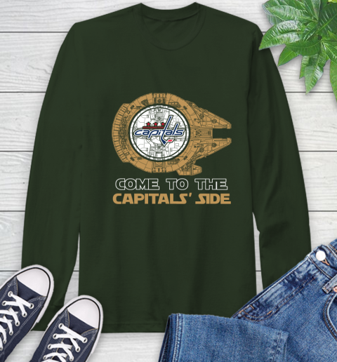 NHL Come To The Washington Capitals Wars Hockey Sports Long Sleeve T-Shirt 7