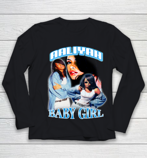 Aaliyah T Shirt Baby Girl Youth Long Sleeve