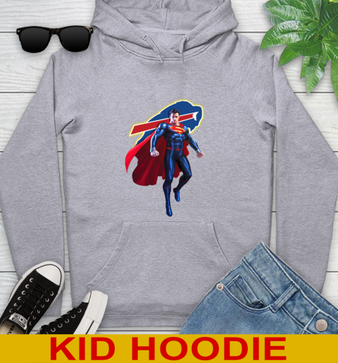 NFL Superman DC Sports Football Buffalo Bills Youth Hoodie 6
