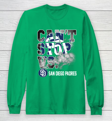 MLB San Diego Padres Baseball Can't Stop Vs Padres Long Sleeve T-Shirt 4