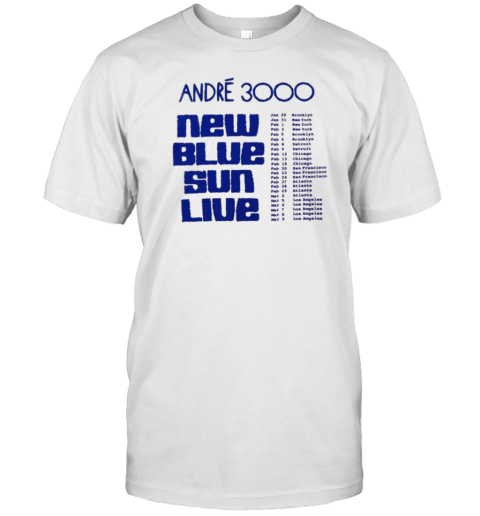 Andre 3000 New Blue Sun Live Tour 2025 T-Shirt