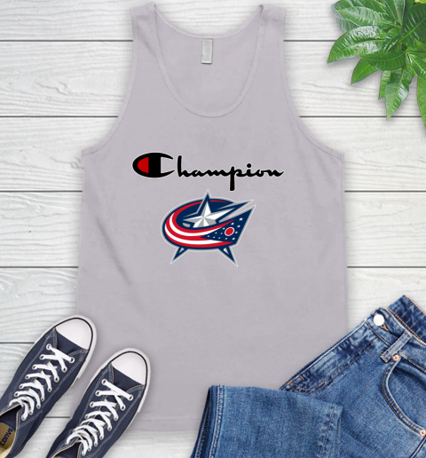 NHL Hockey Columbus Blue Jackets Champion Shirt Tank Top 2