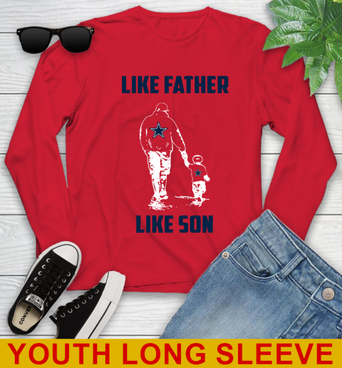 Dallas Cowboys NFL Football Like Father Like Son Sports Youth Long Sleeve 11