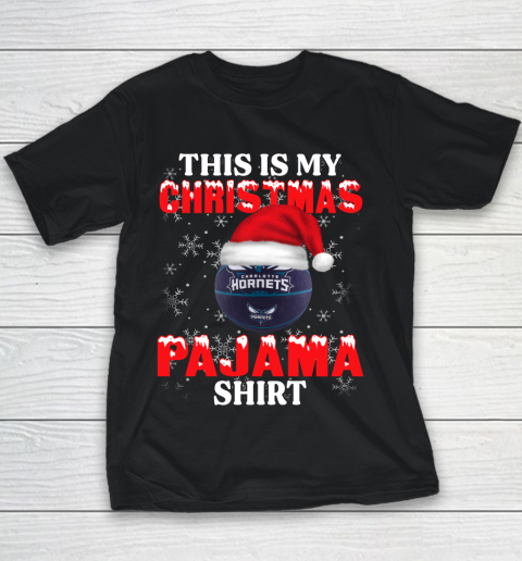Charlotte Hornets This Is My Christmas Pajama Shirt NBA Youth T-Shirt