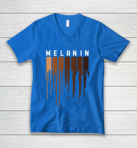 Drippin Melanin T Shirt for Women Pride  Black History Gift V-Neck T-Shirt 5