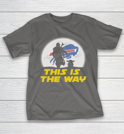Buffalo Bills NFL Football Star Wars Yoda And Mandalorian This Is The Way T-Shirt 8