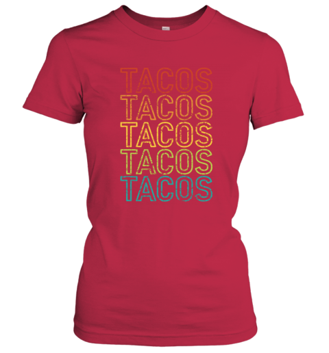yo0w vintage mexicantacos ladies t shirt 20 front red