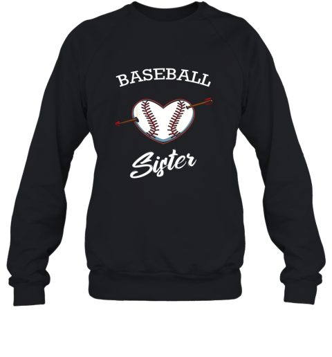 Baseball Sister Softball Lover Proud Supporter Coach Player Sweatshirt