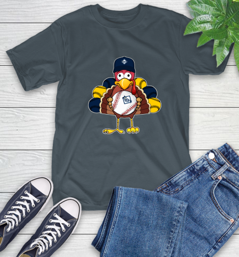 Tampa Bay Rays Turkey thanksgiving T-Shirt 9