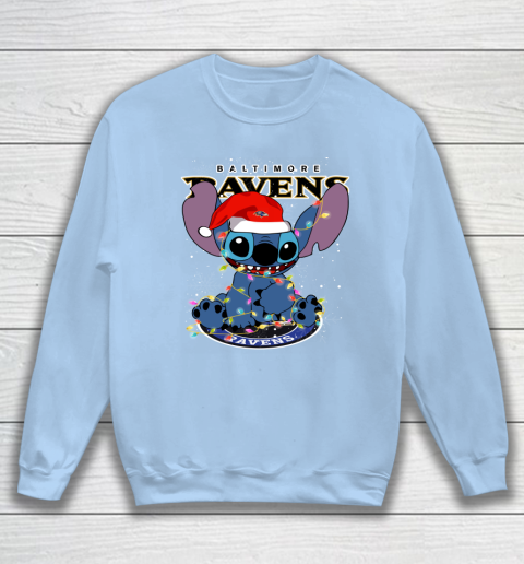 Baltimore Ravens NFL Football noel stitch Christmas Sweatshirt 4