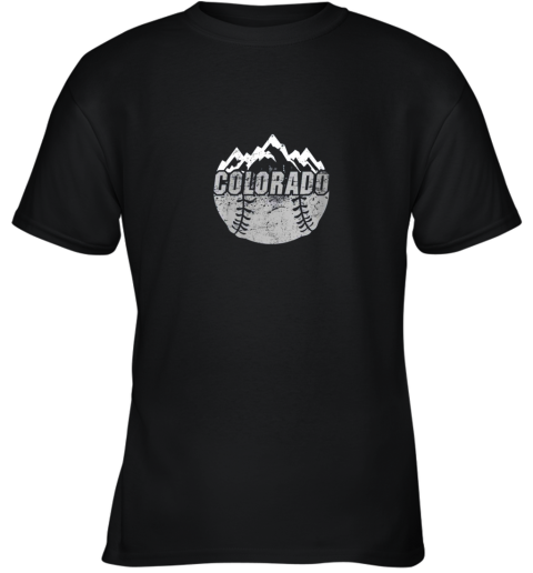Colorado Baseball Rocky Mountains Design Gift Youth T-Shirt