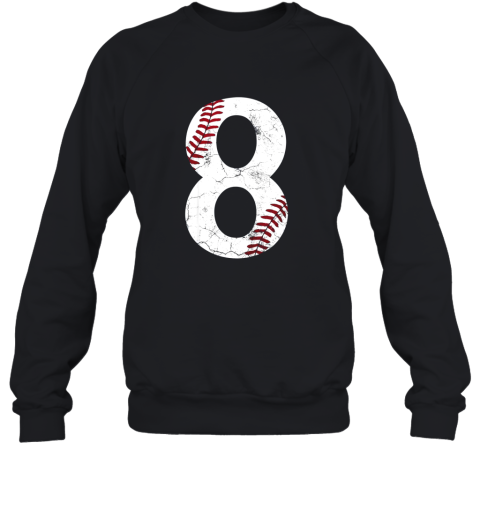 Happy Birthday 8th 8 Year Old Baseball Gift Boys Eight 2012 Sweatshirt