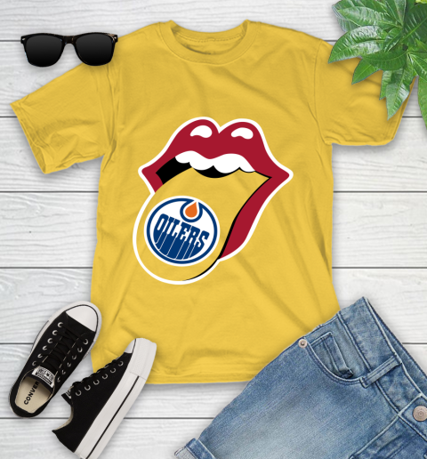 Edmonton Oilers NHL Hockey Lips I Root For My Team Adoring Fan 110