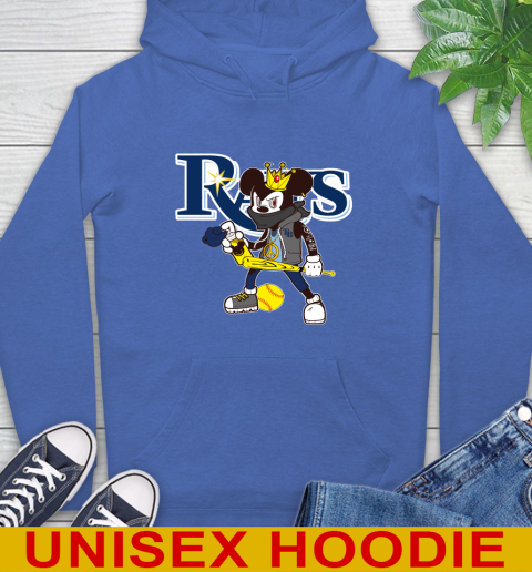 Tampa Bay Rays MLB Baseball Mickey Peace Sign Sports Hoodie 9