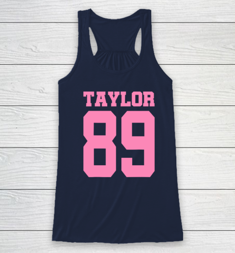 Pink Numbers Taylor 89 Racerback Tank 5