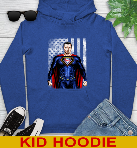 MLB Baseball Philadelphia Phillies Superman DC Shirt Youth Hoodie 10