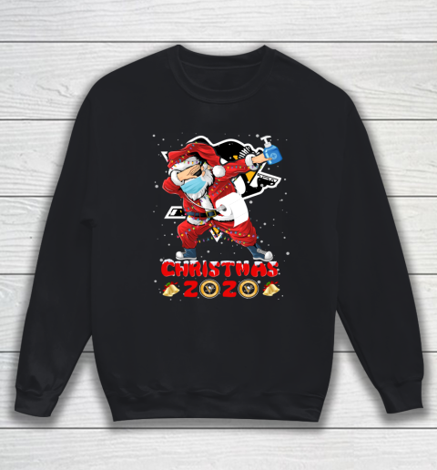 Pittsburgh Penguins Funny Santa Claus Dabbing Christmas 2020 NHL Sweatshirt