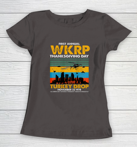 Wkrp Turkey Drop Shirt Turkey Drop T Shirt Turkey Drop Retro Women's T-Shirt 7
