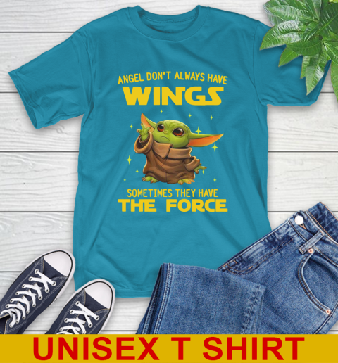 Baby Yoda Angel Don't Always Have Wings They Have The Force Shirt 9