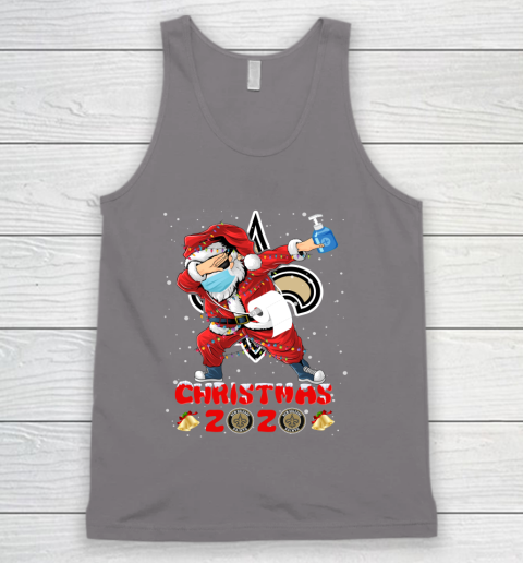 New Orleans Saints Funny Santa Claus Dabbing Christmas 2020 NFL Tank Top 6