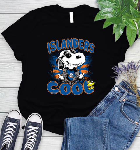 NHL Hockey New York Rangers Cool Snoopy Shirt Women's T-Shirt