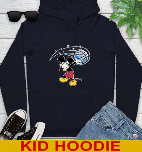 Orlando Magic NBA Basketball Dabbing Mickey Disney Sports Youth Hoodie 4