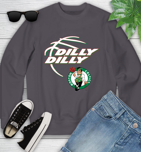 NBA Boston Celtics Dilly Dilly Basketball Sports Youth Sweatshirt 6