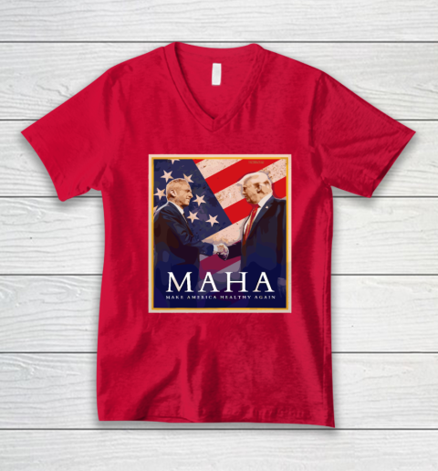 MAHA Make America Healthy Again V-Neck T-Shirt 5