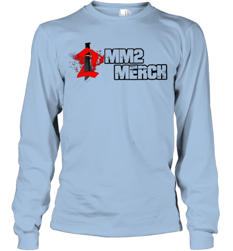 Roblox Mm2 Merch Long Sleeve T Shirt Cheap T Shirts Store Online Shopping - light grey hoodie roblox