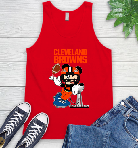 NFL Cleveland Browns Mickey Mouse Disney Super Bowl Football T Shirt Tank Top 6