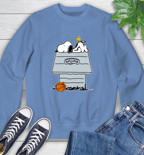 San Antonio Spurs NBA Basketball Snoopy Woodstock The Peanuts Movie Sweatshirt 11